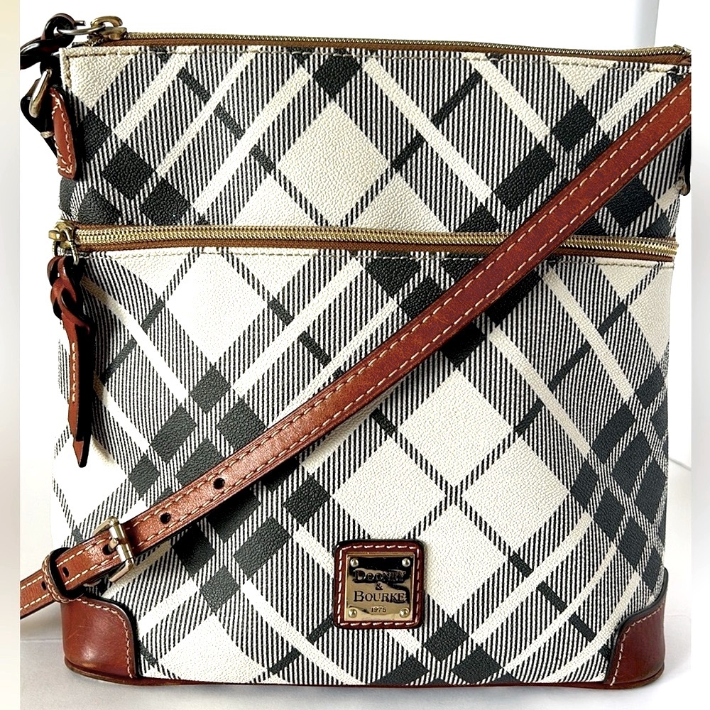 Dooney & Bourke Plaid large crossbody Handbag